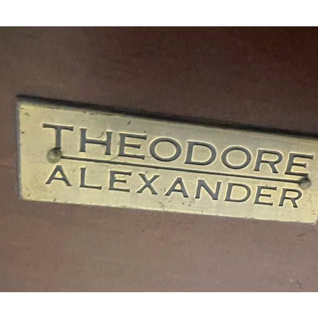 Early 21st Century Theodore Alexander Round Side Table For Sale - Image 5 of 5