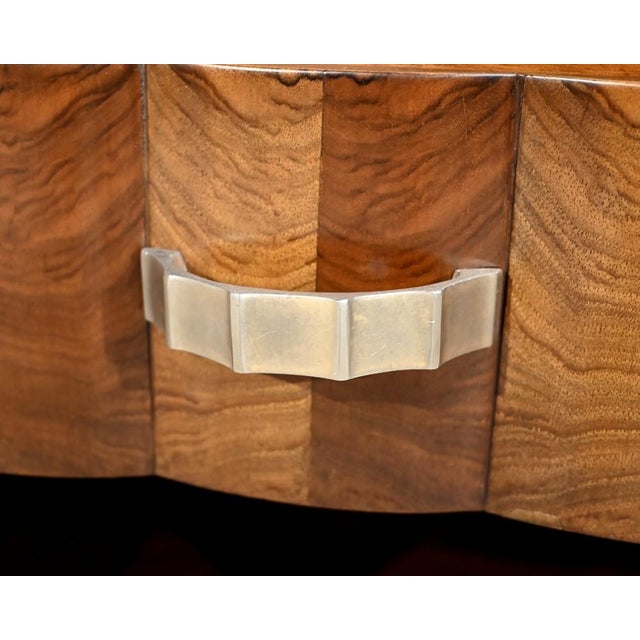 Small Art Deco Bedside Table in Walnut, 1920s For Sale - Image 11 of 18