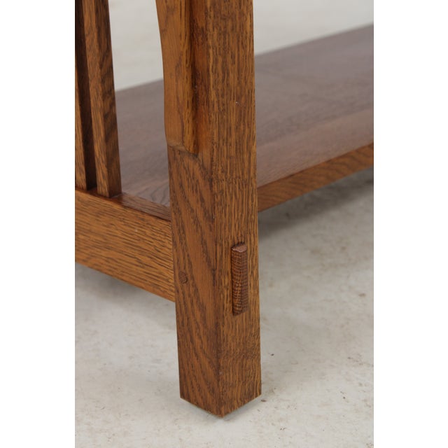 Stickley Mission Oak Arts & Crafts Coffee Table For Sale - Image 11 of 14