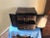 Wood English Gothic Style Brass-Bound Two-Drawer Cigar Box in Macassar Ebony For Sale - Image 7 of 9