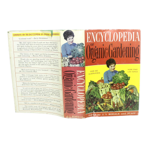 1977 Encyclopedia of Organic Gardening, Rodale Vintage Hard Cover Book Gift for Gardener