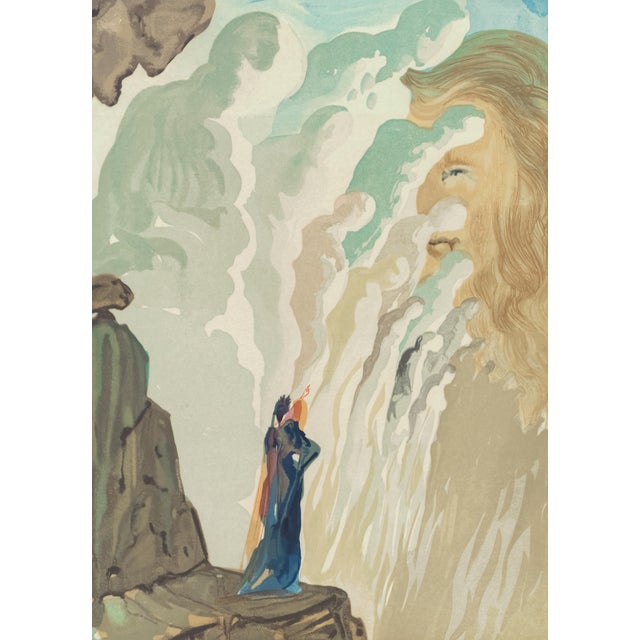 Original engraving from Salvador Dalí’s "The Divine Comedy" published by Editions d’Art Les Heures Claires, Paris, in...