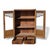 Antique Japanese Wooden Cabinet With Hinged Doors and Drawers, Meiji Period For Sale In Los Angeles - Image 6 of 18