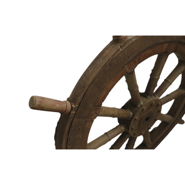 Antique Rudder, Late 19th Century, in Good conditions. Designed 1890 to 1919