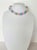 2020s Carved Aquamarine Morganite Necklace With Sterling Silver Aquamarine Clasp For Sale - Image 5 of 10