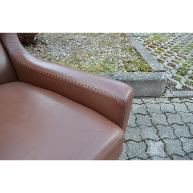 Leather Lounge Highback Chair by Rudolf Glatzel for Kill International, 1960s For Sale - Image 10 of 18