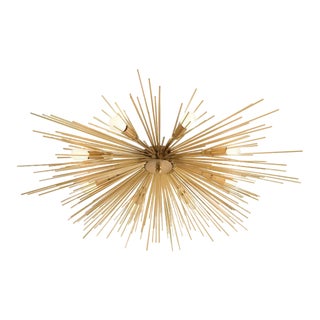 Arteriors Roxanne Wide 8 Light Flush Mount Ceiling Fixture For Sale