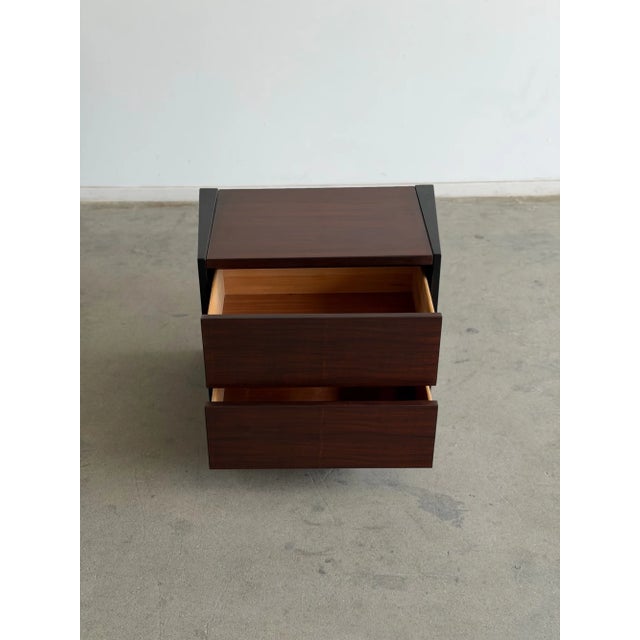 Contemporary 1980s Single Angular Nightstand by Henredon For Sale - Image 3 of 15