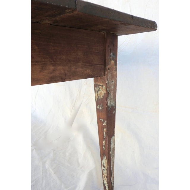 Early 20th Century Primitive Walnut Farm Table For Sale In Nashville - Image 6 of 13