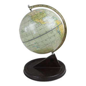 Vintage 1949 Chad Valley 6 In. Metal World Globe