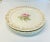 Shabby Chic Vintage Taylor Smith Golden With Pink Flower Luncheons Set of 6 For Sale - Image 3 of 6