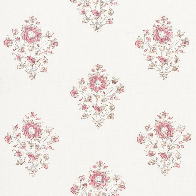 Adapted from an antique Indian woodblock print discovered in a textile archive, this interpretation by Matthew Patrick...