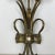 Gold Italian Flower Theatre Wall Light in the style of Gio Ponti, 1970s For Sale - Image 8 of 18
