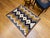 Off-white Vintage Navajo Rug, Eye Dazzler Pattern, Wool & Cotton, Native American Wall Art, 3x4 For Sale - Image 8 of 12