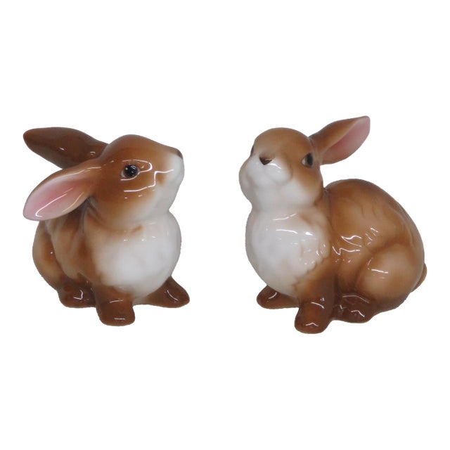 Goebel Porcelain Mini Bunny Rabbits Figurine 4680b For Sale