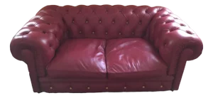Red Leather Sofa from Poltrona Frau, 2020