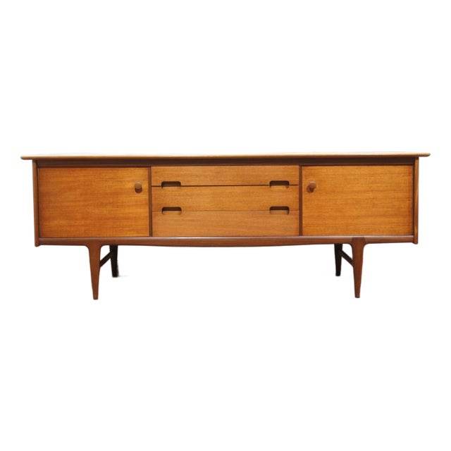 Mid Century Modern Teak Afromosia Credenza Sideboard by Younger For Sale
