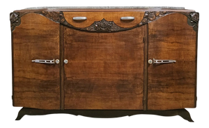 Art Deco Mahogany Credenza, 1930s