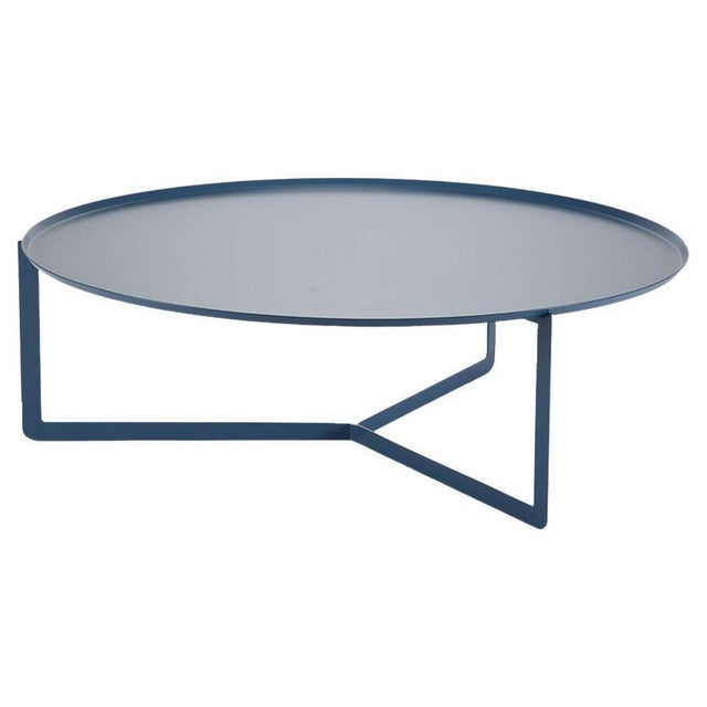 Metal Round D95 Table For Sale - Image 4 of 4