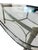Late 20th Century Attributed to LaBarge Neoclassical Glass Coffee Table in Custom Château Grey Finish For Sale In Dallas - Image 6 of 10