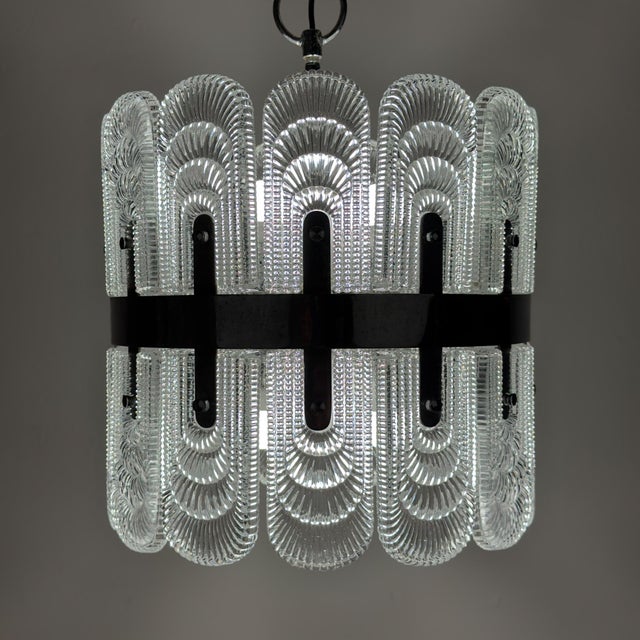 Large Vintage Crystal Chandelier from Kaiser Leuchten, Germany, 1960s For Sale - Image 14 of 18