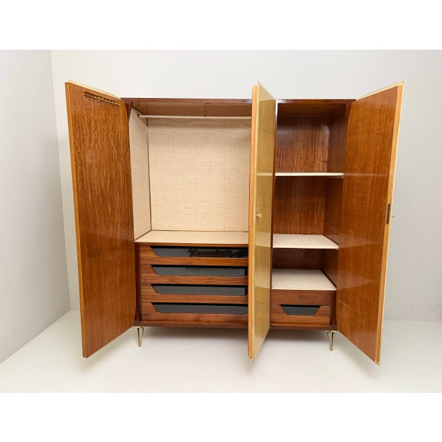 Vintage Wardrobe by Vittorio Dassi for Dassi Mobili Moderni, 1950s For Sale - Image 4 of 7