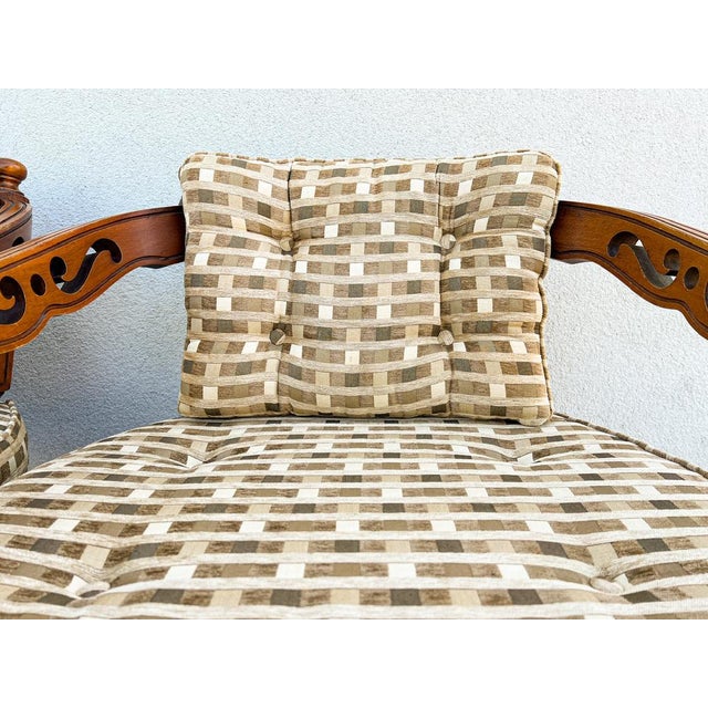 Brown Set of Gallery 1975 Chairs by Giorgetti, Italy, 1970s For Sale - Image 8 of 18