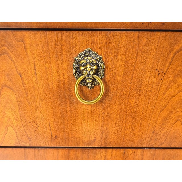 Baker 4 Drawer Marble Top Neoclassical Empire Revival Console Chest Dresser MINT