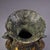 Metal Bronze Vase With Gold Inlay & Phoenix Handles - Archaic Style Hu Vessel For Sale - Image 7 of 10
