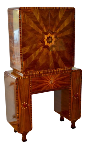 Art Nouveau Multifunctional Cabinet by Lajos Kozma, 1930s