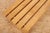 Wooden Bench with Legs and Slats in Oak, 1970s For Sale - Image 10 of 14