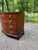 Late 20th Century Late 20th Century Georgian-Style Bowfront Flame Mahogany Chest of Drawers by Baker Furniture. For Sale - Image 5 of 17