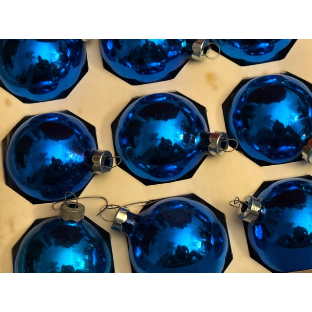 Vintage Mercury Glass Ornaments Set of 12 For Sale - Image 4 of 5