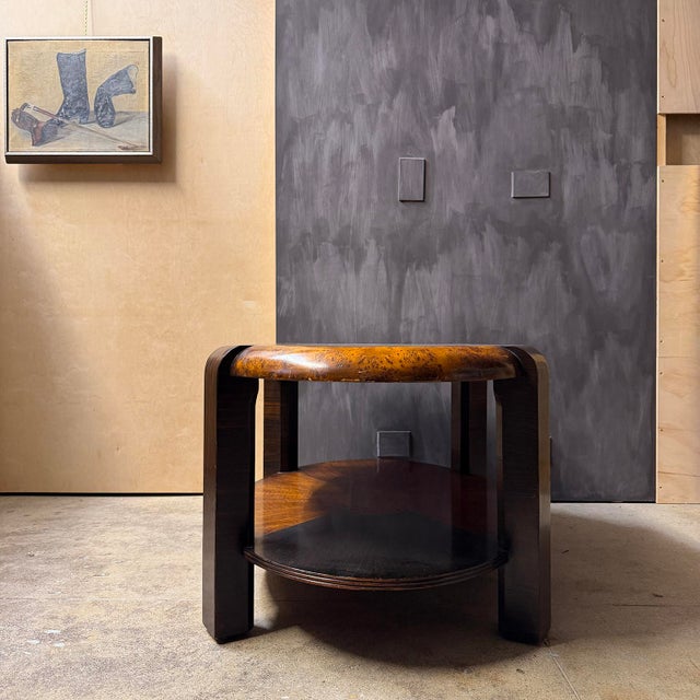 1930s Early 20th Century Two Tier Art Deco Coffee Table For Sale - Image 5 of 18