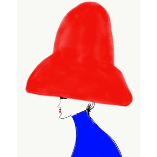 “Chapeau” Contemporary Limited Edition Print by Annie Naranian For Sale