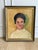 1960s Signed Oil Portrait of a Snobbish Young Woman 1962 For Sale - Image 5 of 6