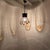 Transparent 1970s Mid Century Modern Murano Glass Pendant Chandelier, Italy For Sale - Image 8 of 12