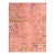 1930s Orange-Peach Floral Modern Antique Chinese Art Deco Rug Handknotted Carpet For Sale