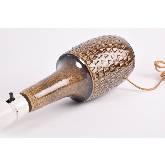Danish Modern Ceramic Table Lamp from Søholm, 1960s For Sale - Image 9 of 12
