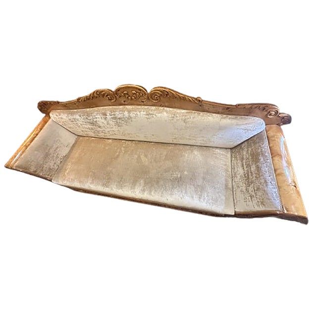 19th Century Biedermeier Trundle Sofa With Flared and Scrolled Arms For Sale - Image 4 of 11