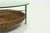Round Coffee Table with Rattan Magazine Rack and Glass Top, 1960s For Sale - Image 6 of 8