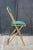 Mid 20th Century A. Fritz + Co Mid Century Gold Frame & Green Velvet Metal Folding Chairs Modern For Sale - Image 12 of 16
