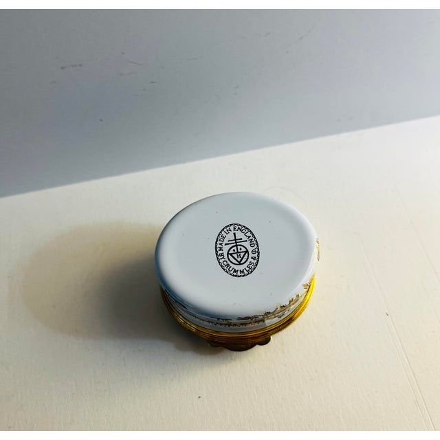 2000 - 2009 Vintage English Palace of Westminster Enamel Box For Sale - Image 5 of 5