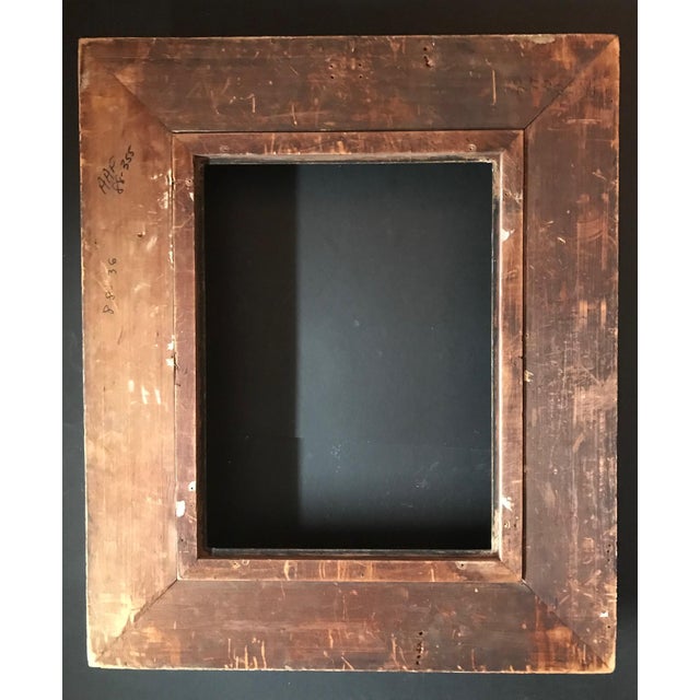 Gold Venetian Sansovino Palatial Early Baroque Style Carved and Gilded Frame For Sale - Image 8 of 10