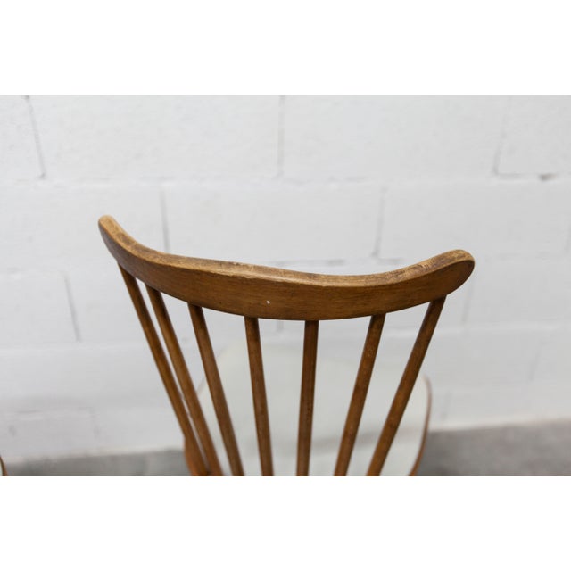 Menuet Chairs with White Vinyl Seats from Baumann, 1960s, Set of 2 For Sale - Image 12 of 18