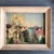 Green Vintage Impressionist Village Scene Painting Signed 1940’s For Sale - Image 8 of 8