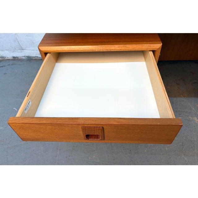 Mid 20th Century Teak Desk by Mobican of Canada For Sale - Image 13 of 17