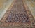 Distinctive Allover-Floral Design on Navy Background Color Antique Persian Gallery Runner For Sale - Image 9 of 9