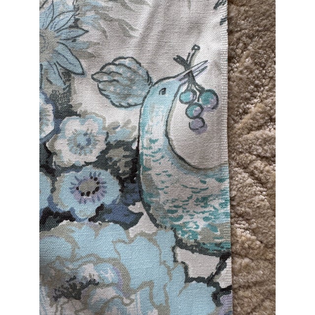 Vintage Cyrus Clark Orientale Chinoiserie Bird & Floral Fabric – 5 Yards For Sale In Philadelphia - Image 6 of 7