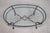 Queen Anne Wrought Iron Base Glass Top Coffee Table For Sale - Image 3 of 13